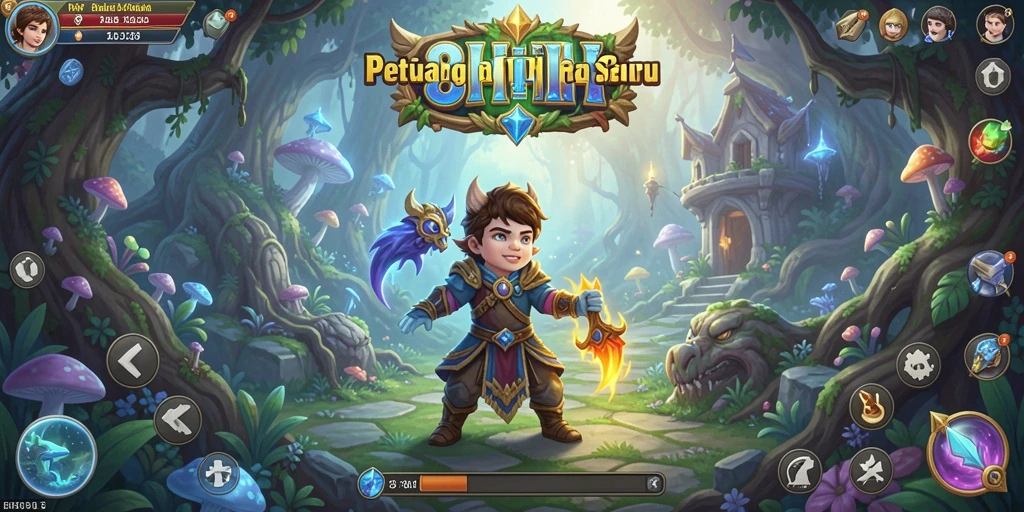 Tampilan gameplay 8HHH yang penuh aksi dan eksplorasi.