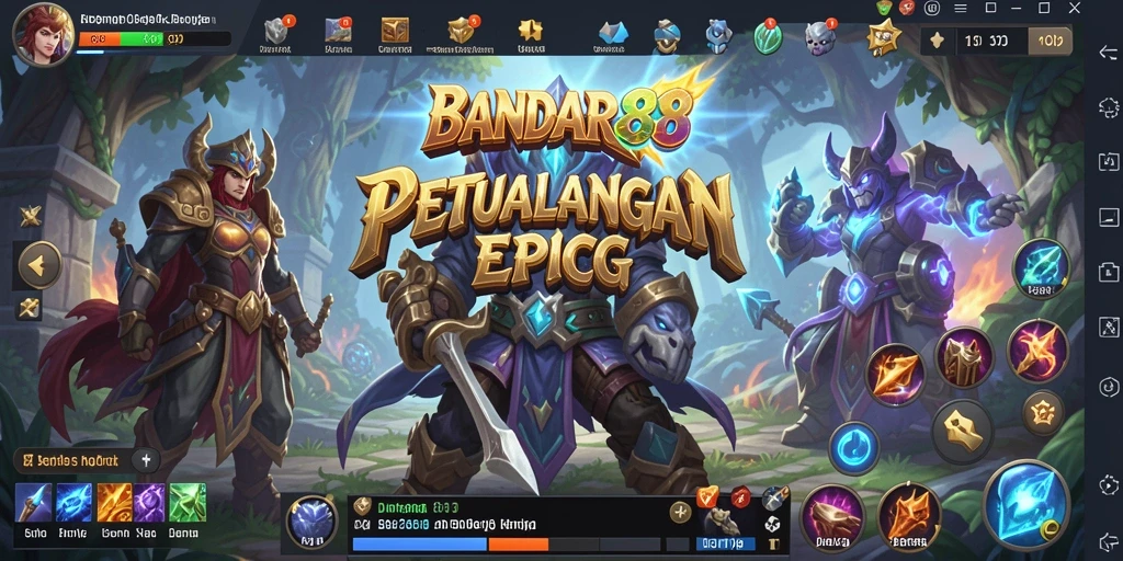 Tampilan gameplay seru BANDAR88 dengan grafis mengagumkan.