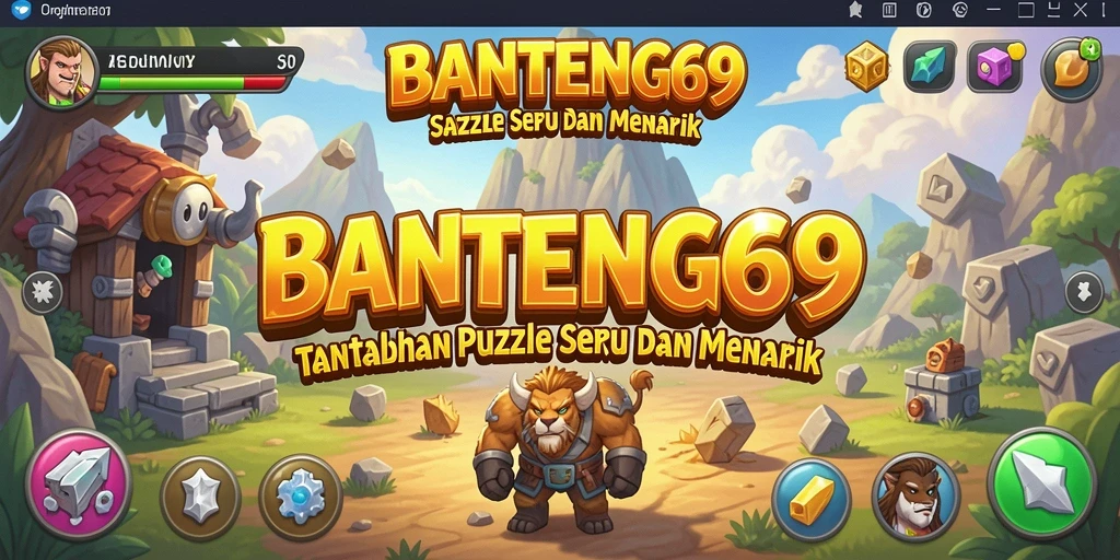 Screenshot gameplay BANTENG69 menampilkan tantangan Puzzle yang menarik.