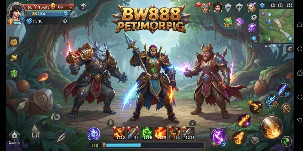 Gameplay BW888 yang mendebarkan dalam dunia MMORPG.
