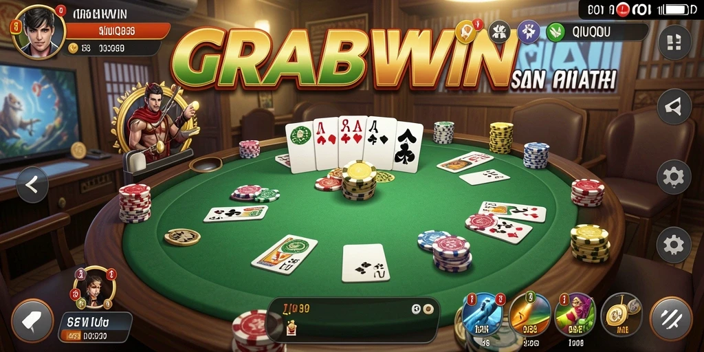 Tangkapan layar gameplay seru dari GRABWIN QiuQiu.
