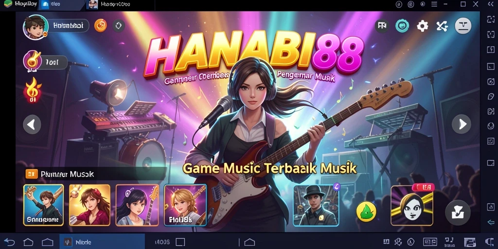 Tampilan gameplay <strong>HANABI88</strong> yang dinamis dan penuh warna.