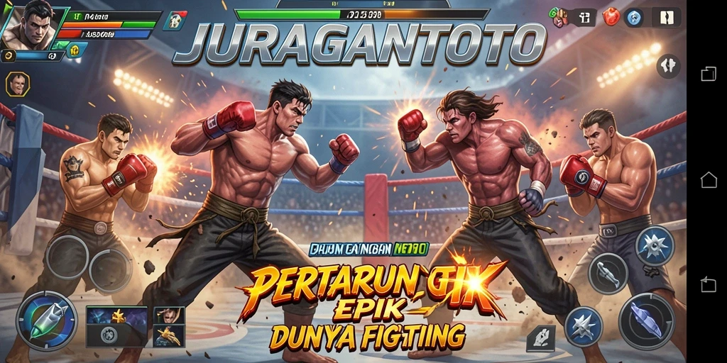 Tampilan seru pertarungan di <strong>JURAGANTOTO</strong> yang memukau.