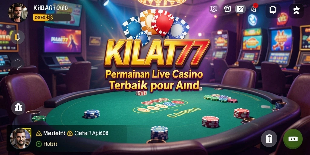 Gameplay KILAT77 menampilkan dealer langsung dan pengalaman kasino yang nyata.