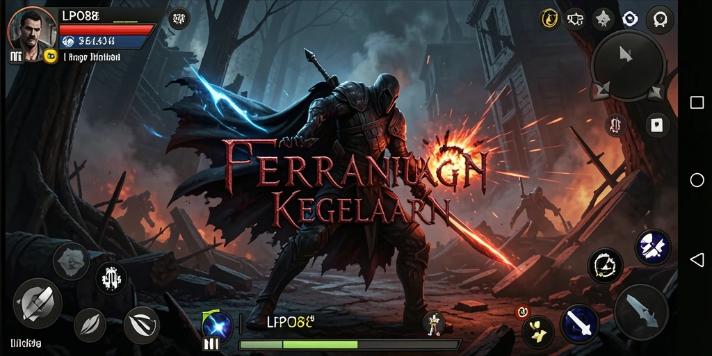 Tampilan gameplay LPO88 dengan atmosfir Horror yang mencekam.