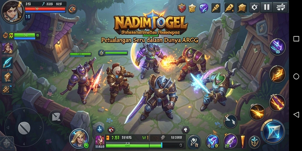 Tampilan menarik dari permainan ARPG NADIMTOGEL yang penuh aksi.