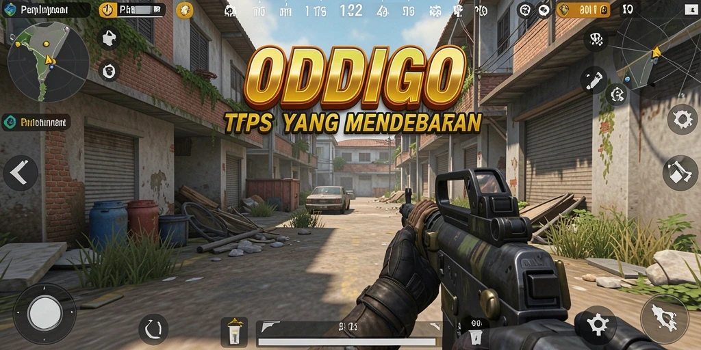 Tangkapan layar gameplay ODDIGO menampilkan aksi seru TPS.