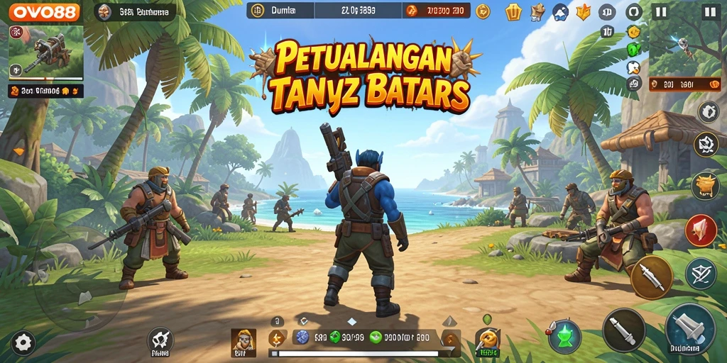 Tampilan gameplay OVO88 yang menakjubkan di dunia terbuka.