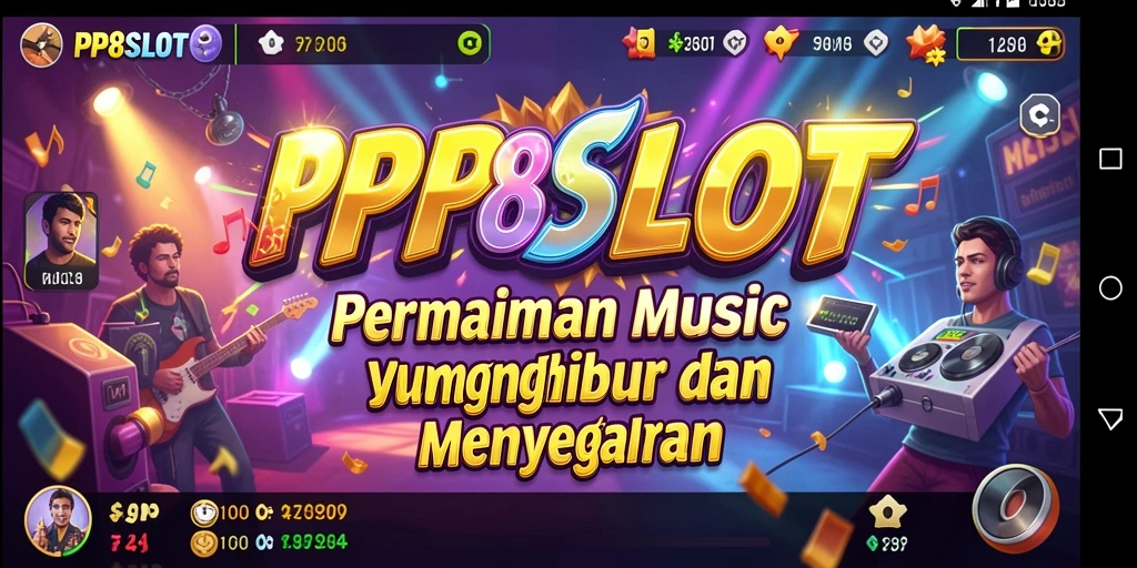 Tampilan gameplay PP8SLOT dengan musik yang dinamis dan seru.