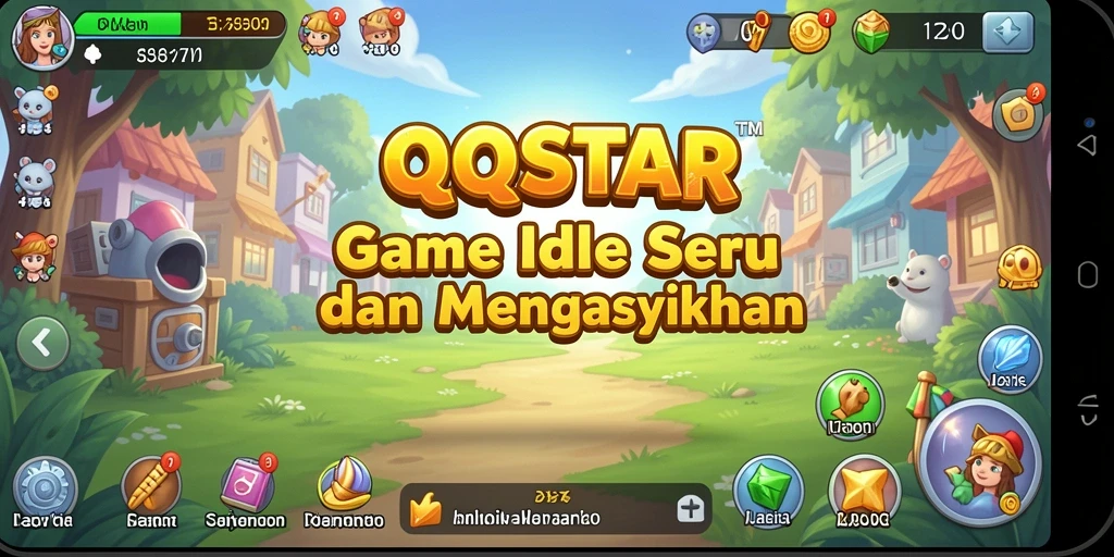 Tampilan gameplay QQSTAR yang menawan dan seru.