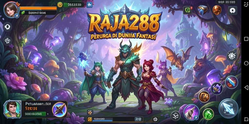 Tampilan menarik saat menjelajahi dunia fantasi RAJA288.