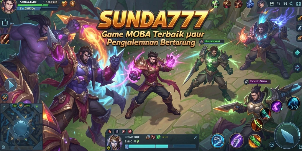 Tangkapan layar menampilkan pertempuran strategis di SUNDA777.