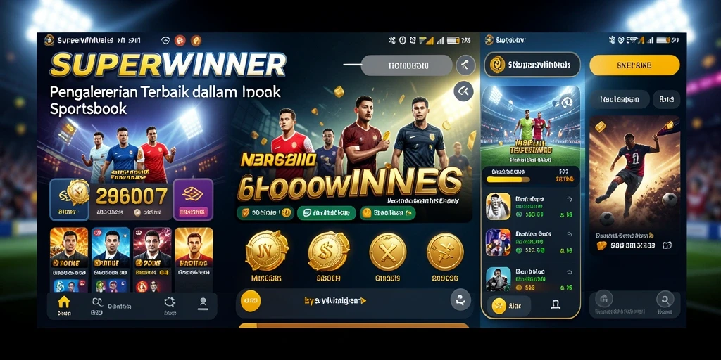 Tampilan menarik dari gameplay <strong>SUPERWINNER</strong> dalam taruhan olahraga.