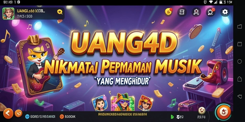 Tampilan gameplay UANG4D yang menarik dan penuh warna.