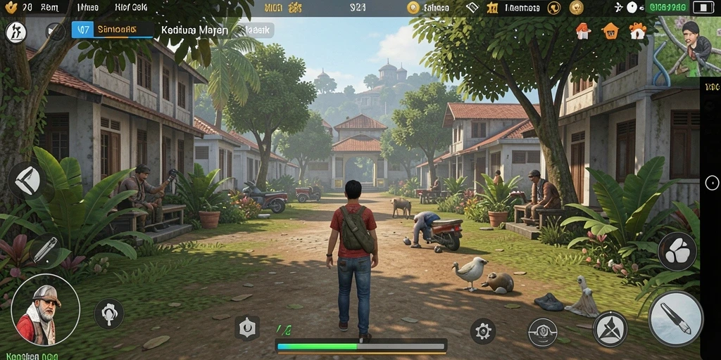 Tampilan gameplay V07 yang menarik dan interaktif.